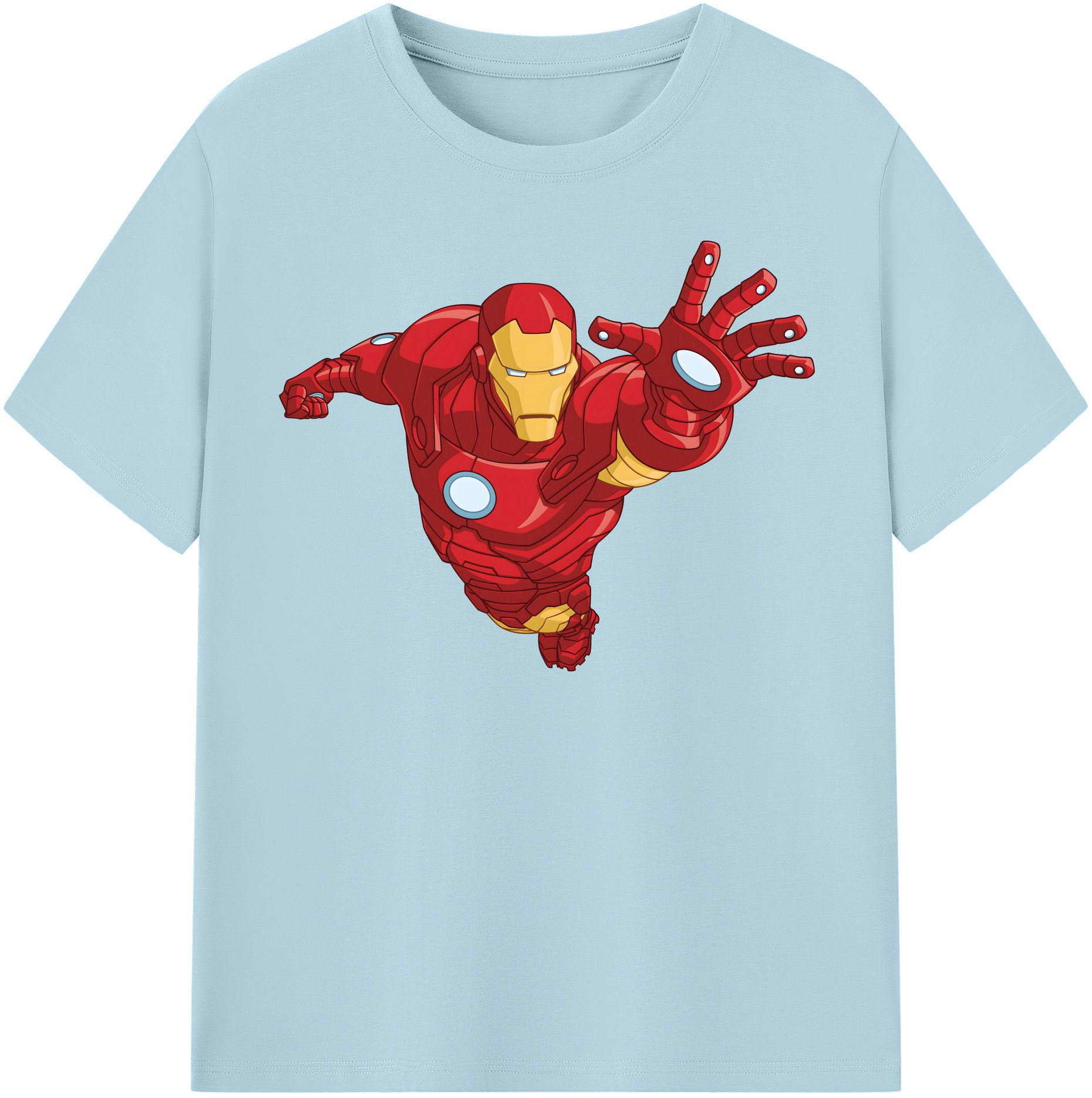 （画像用） アベンジャーズ The Avengers 綿100％半袖Tシャツ（フロントプリント）